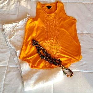 Rue21 Embroidered Tank Top
